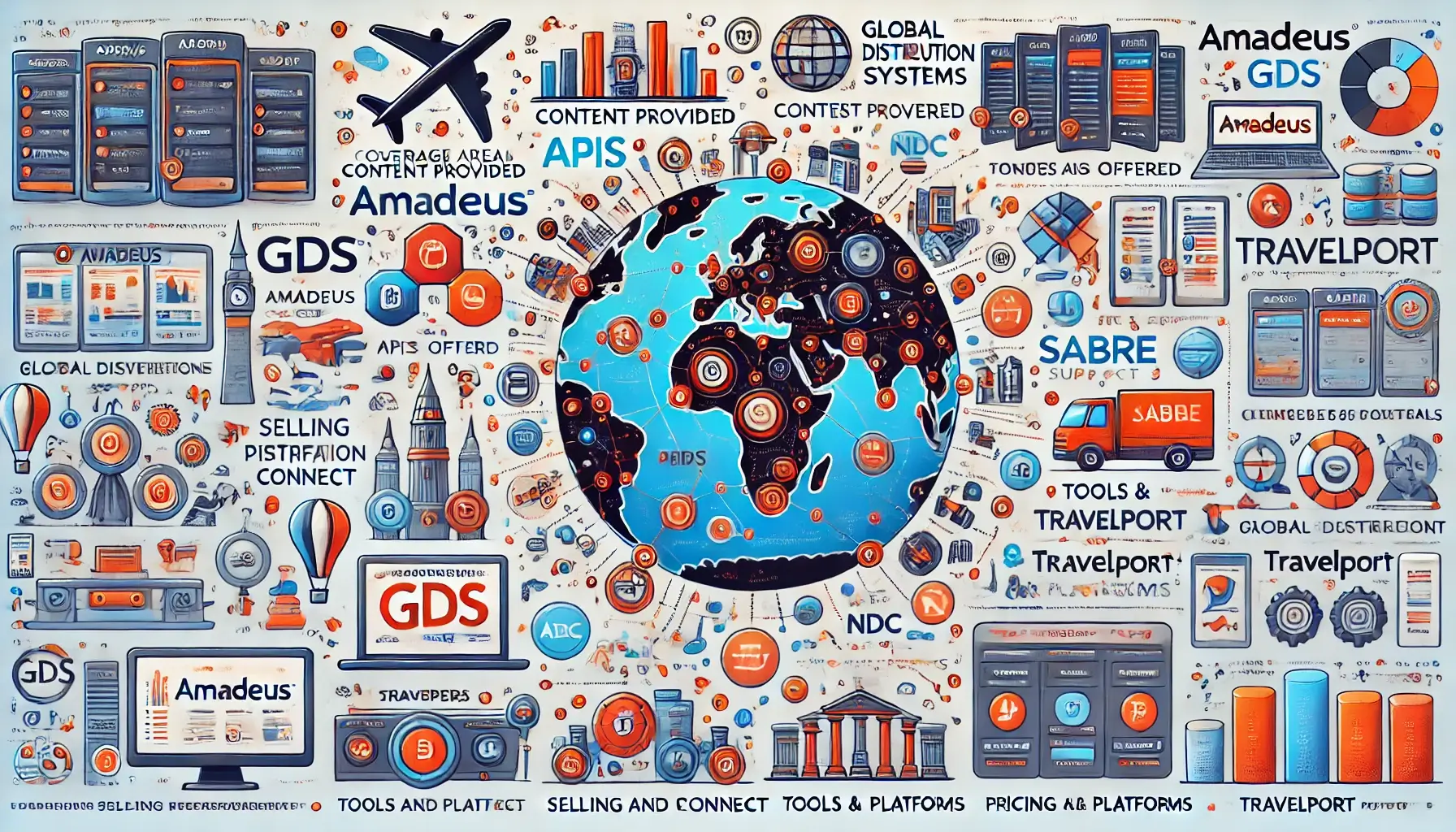 Hướng dẫn lựa chọn hệ thống phân phối toàn cầu (GDS): Amadeus vs Sabre vs Travelport
